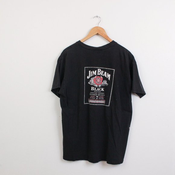 Other - Jim Beam Black Bourbon Distressed T-Shirt